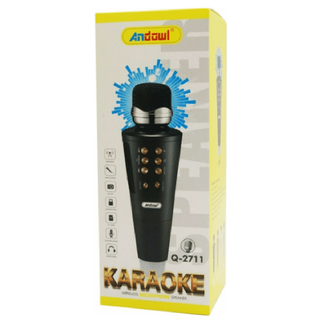 Ασύρματο μικρόφωνο ηχείο karaoke Andowl Q-2711