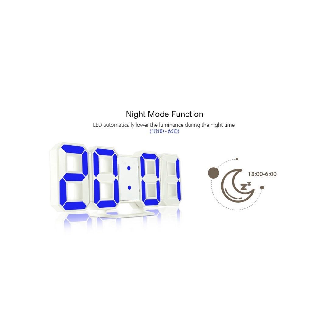 Ψηφιακό Ρολόι & Ξυπνητήρι LED - Mini Fashion Clock - Επιτραπέζιο & Επιτοίχιο