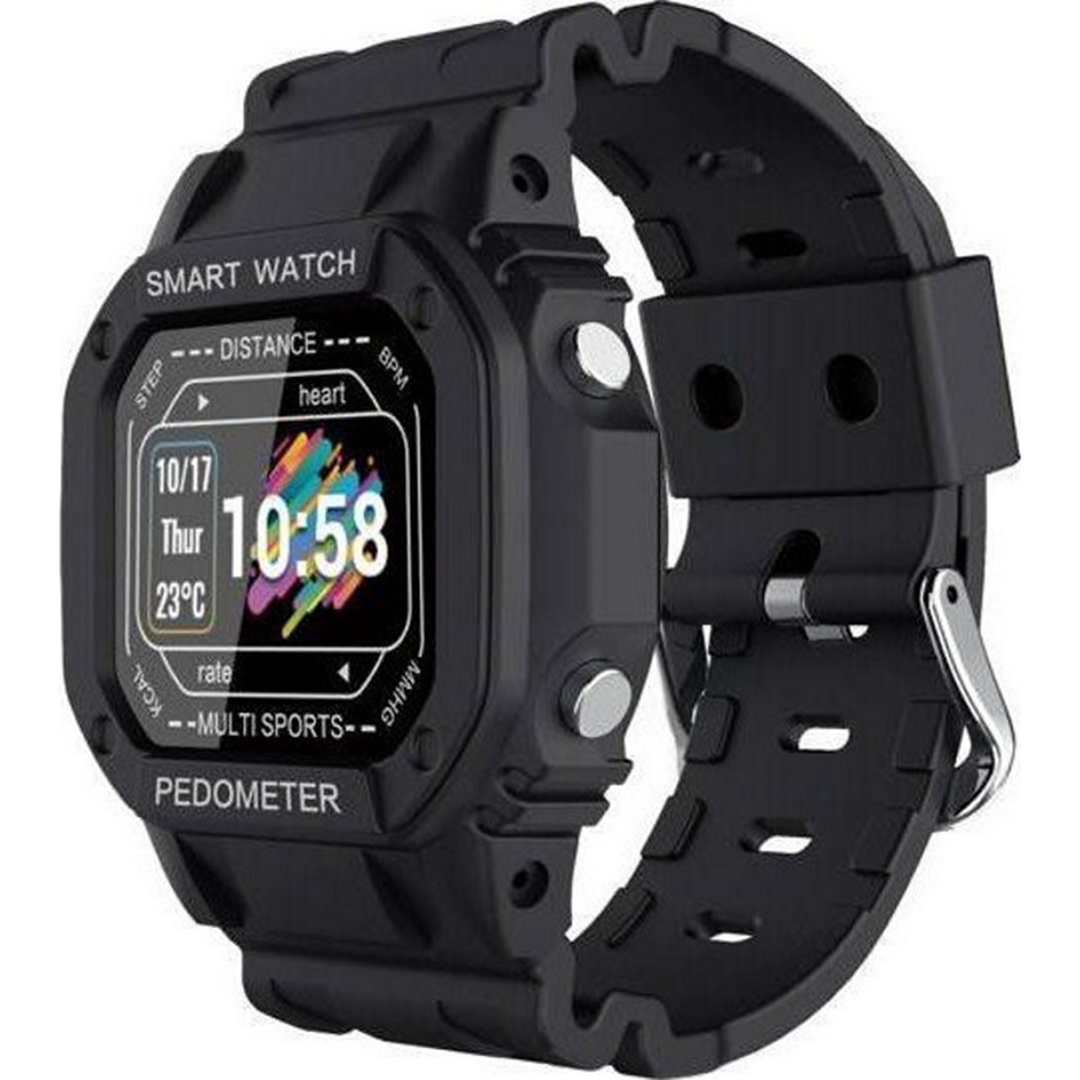 SQR i2 smartwatch IP67 super sport style για iOS  σε μαύρο χρώμα