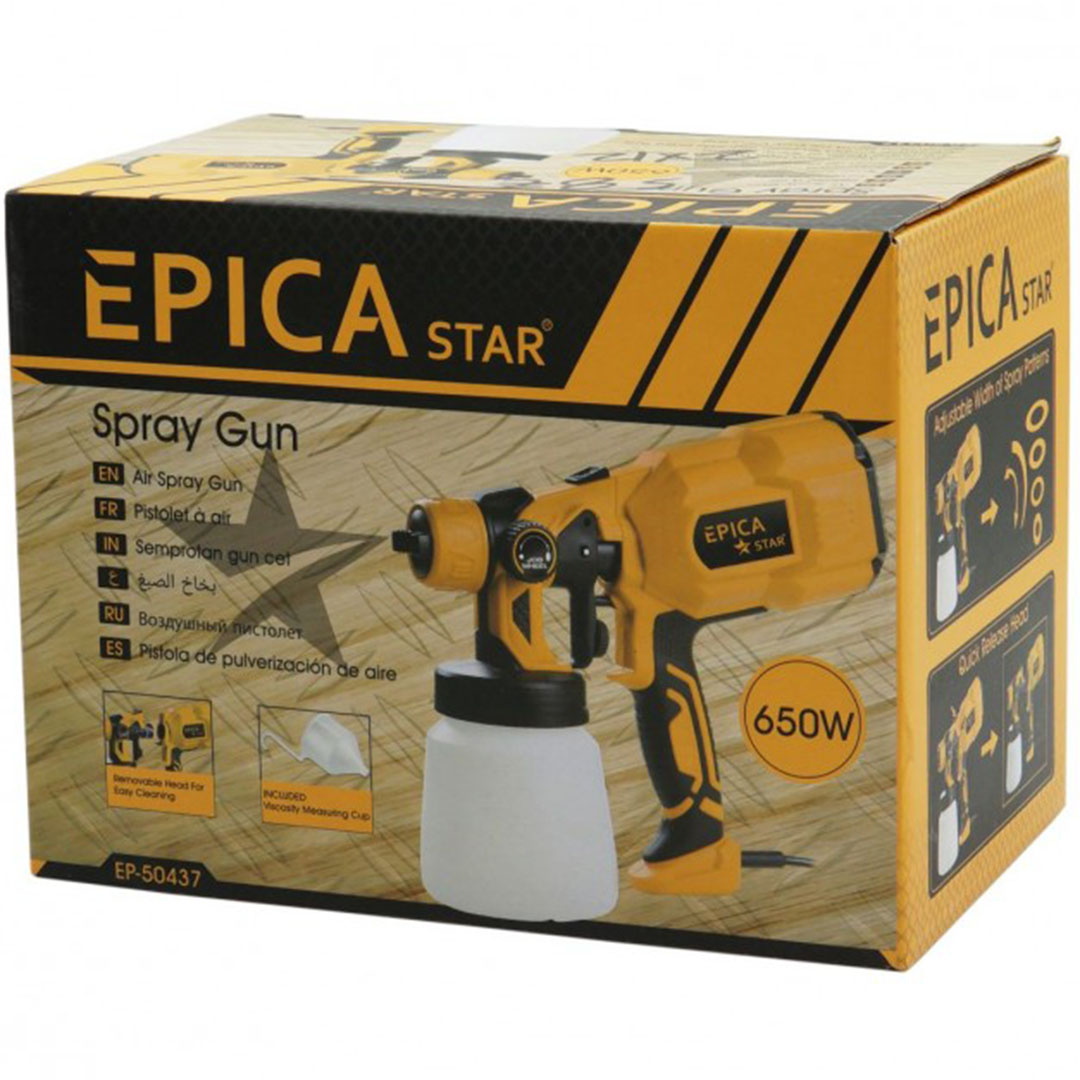 Ηλεκτρικό πιστόλι βαφής 650W EPICA STAR TO-EP-50437