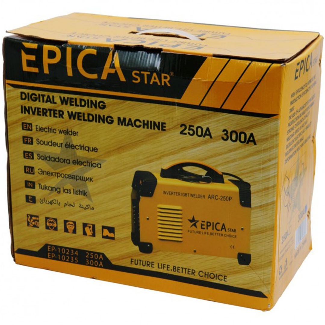Ηλεκτροκόλληση inverter 300A (max) ηλεκτροδίου (ΜΜΑ) EPICA STAR EP-10235