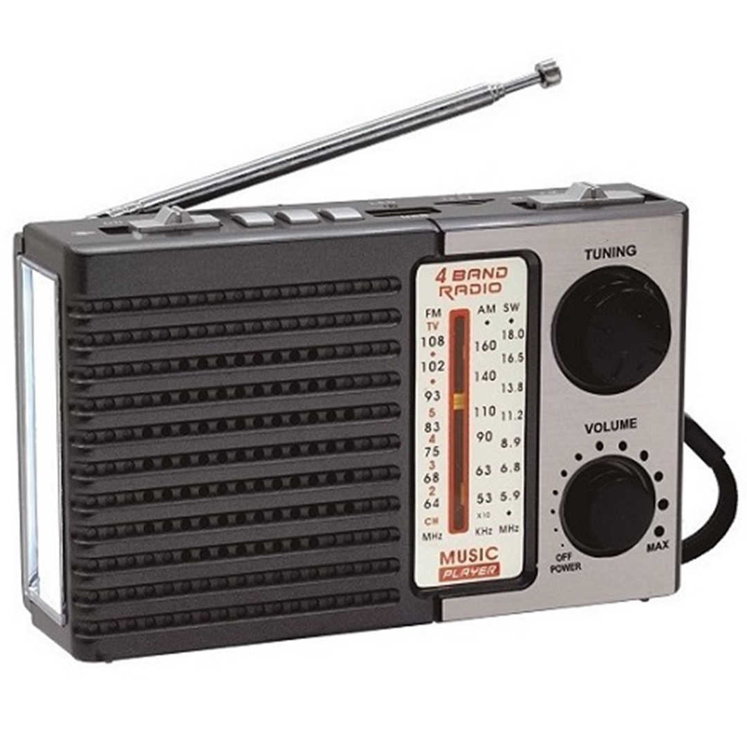 Αναλογικό ρετρό ραδιόφωνο AM/FM/Micro-SD/TF/MP3 επαναφορτιζόμενο CMiK MK-918