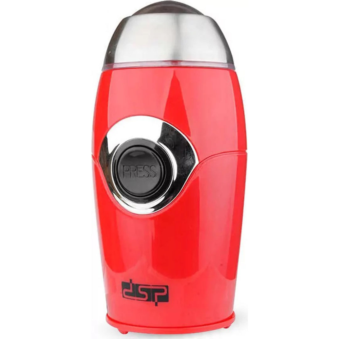 Ηλεκτρικός μύλος καφέ, μπαχαρικών 200W με χωρητικότητα 50g DSP KA3002A σε κόκκινο χρώμα