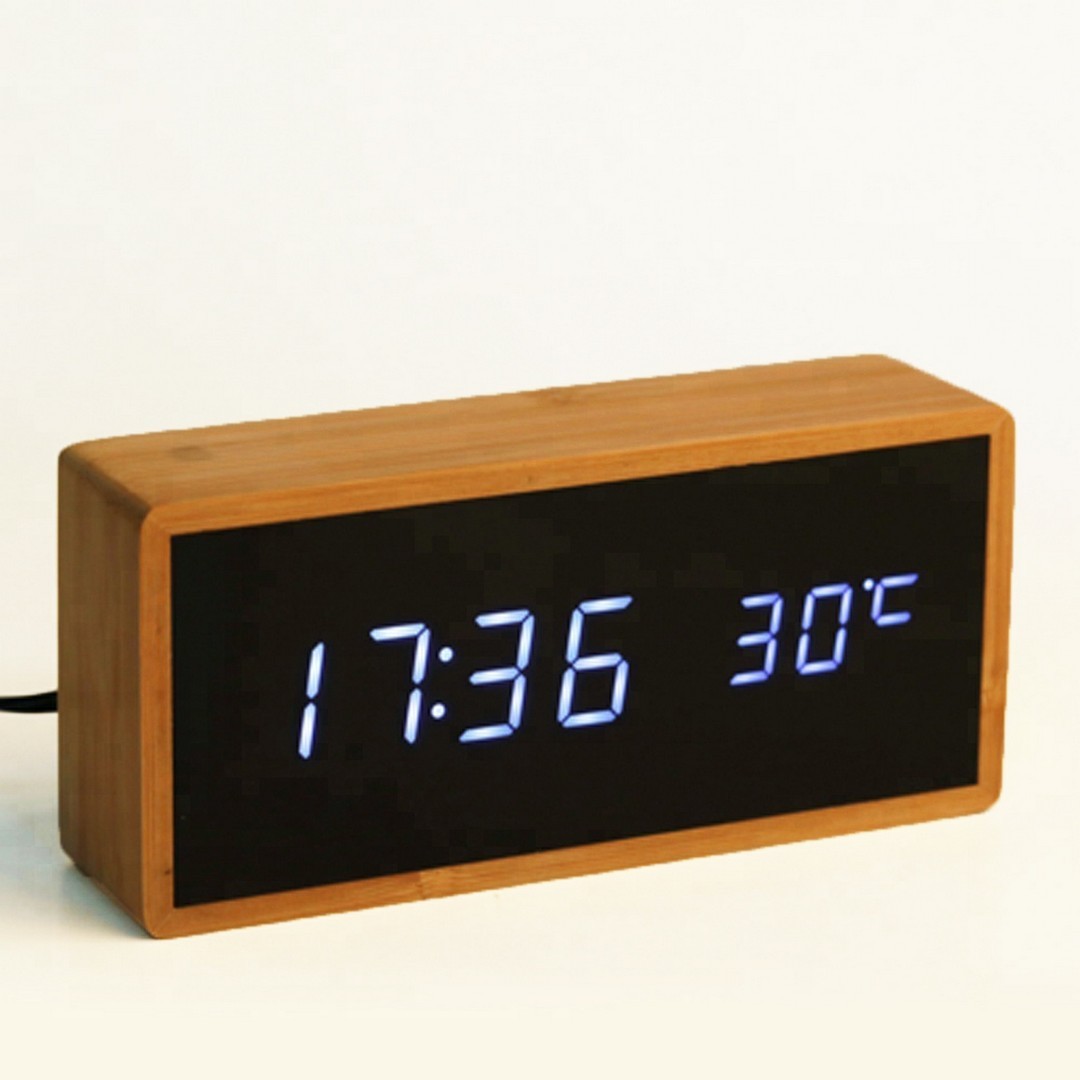 Ψηφιακό ρολόι - Bamboo clock