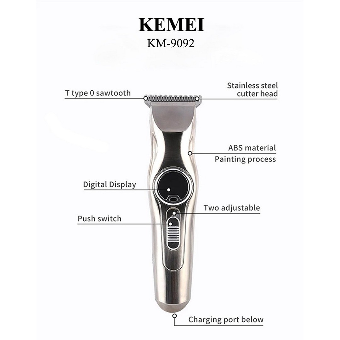 Επαγγελματική κουρευτική μηχανή Kemei KM-9290