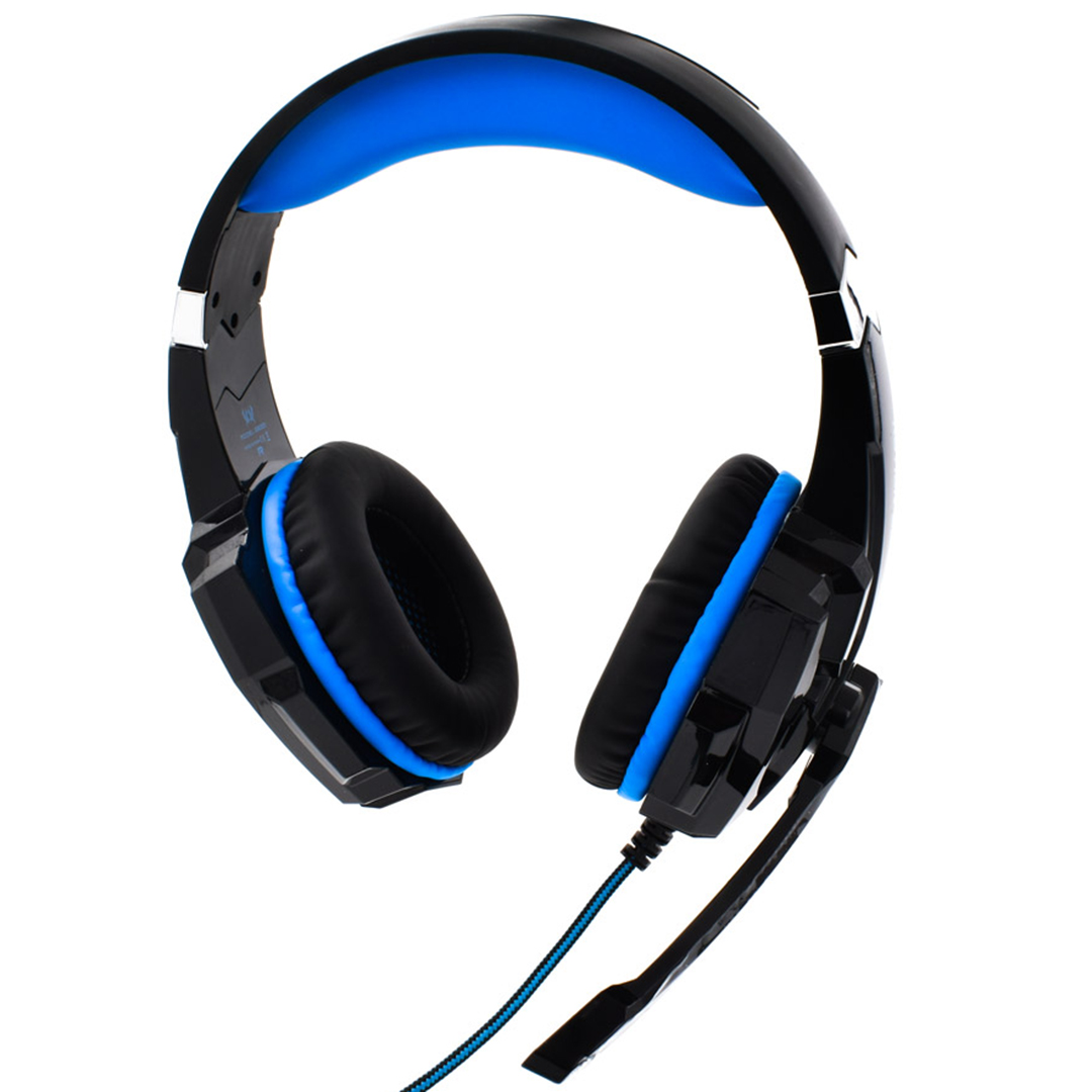 Ακουστικά gaming για υπολογιστή, laptop, ps4 και κινητές συσκευές Kotion Each G9000 σε μαύρο-μπλε χρώμα