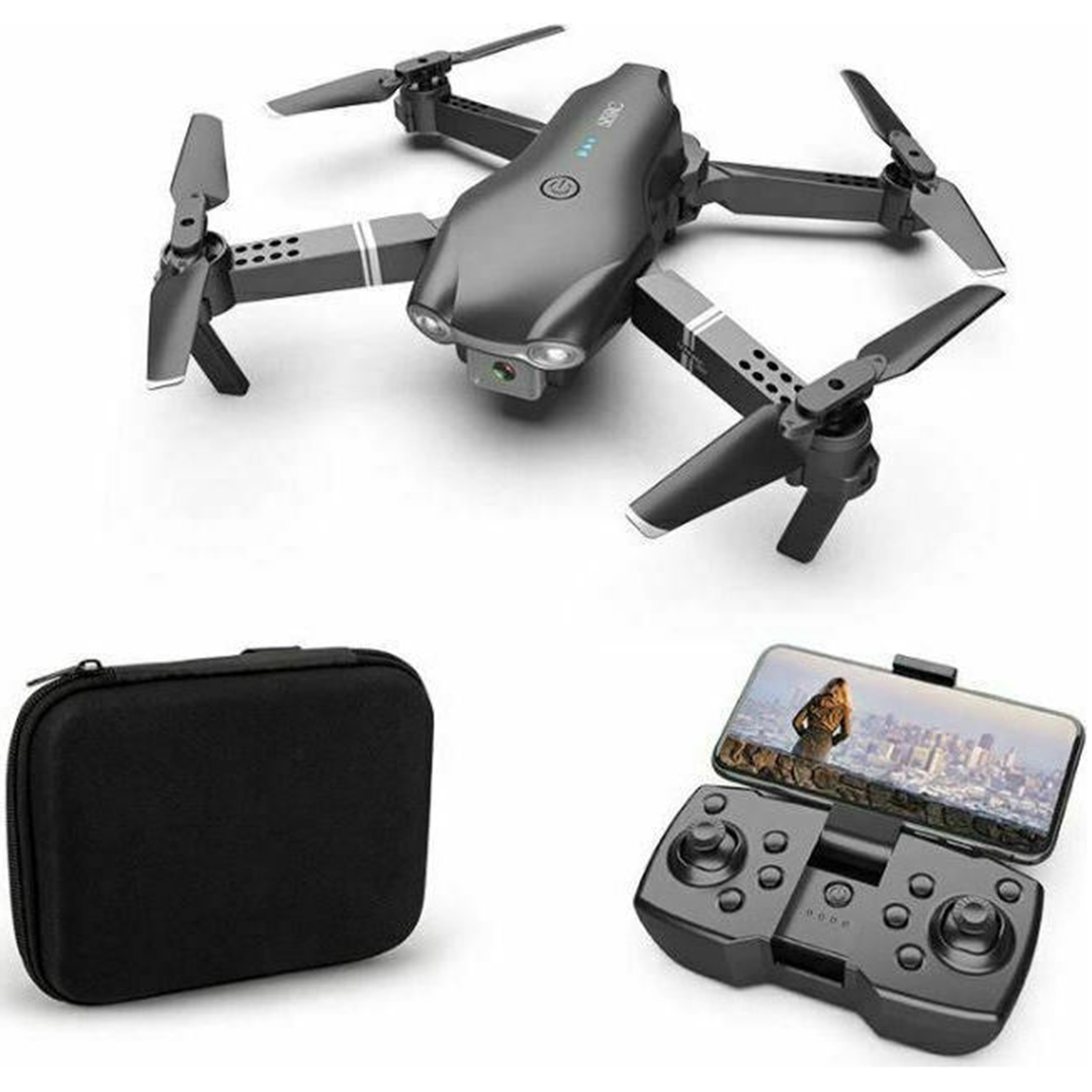 Mini drone με κάμερα 4K, σταθερή αιώρηση, 3 ταχύτητες, τσάντα μεταφοράς και χειριστήριο HDRC S602