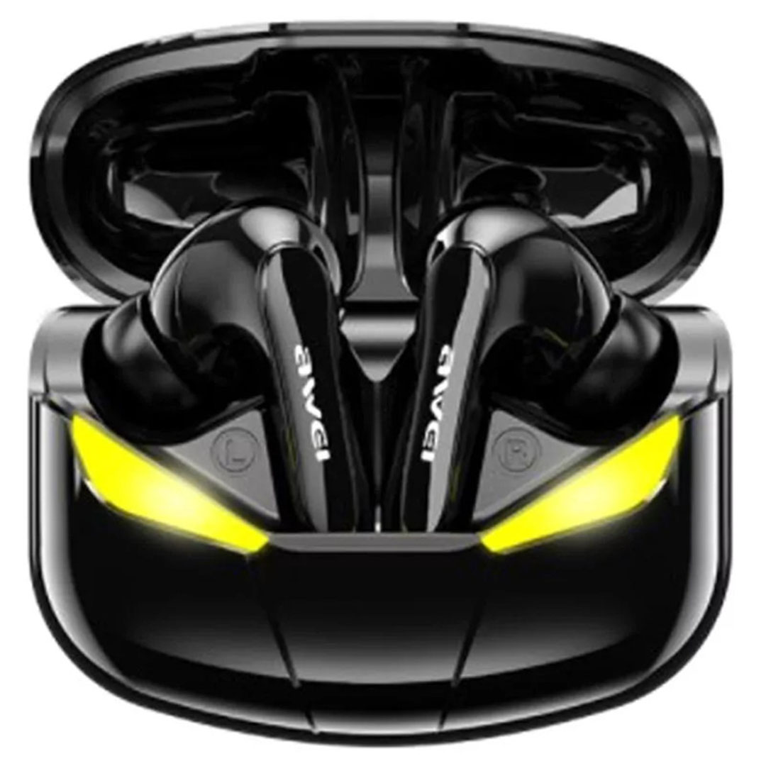 Ακουστικά TWS Bluetooth με βάση φόρτισης Awei T35 μαύρα