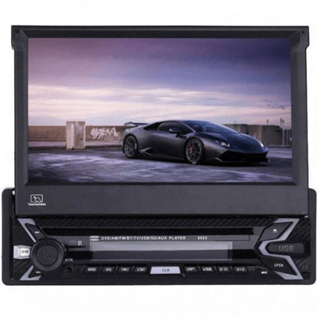 Android multimedia DVD player GPS οθόνη 7 ίντσες TFT 1 DIN με ελληνικό μενού, play store, google maps και αποσπώμενη πρόσοψη 9505