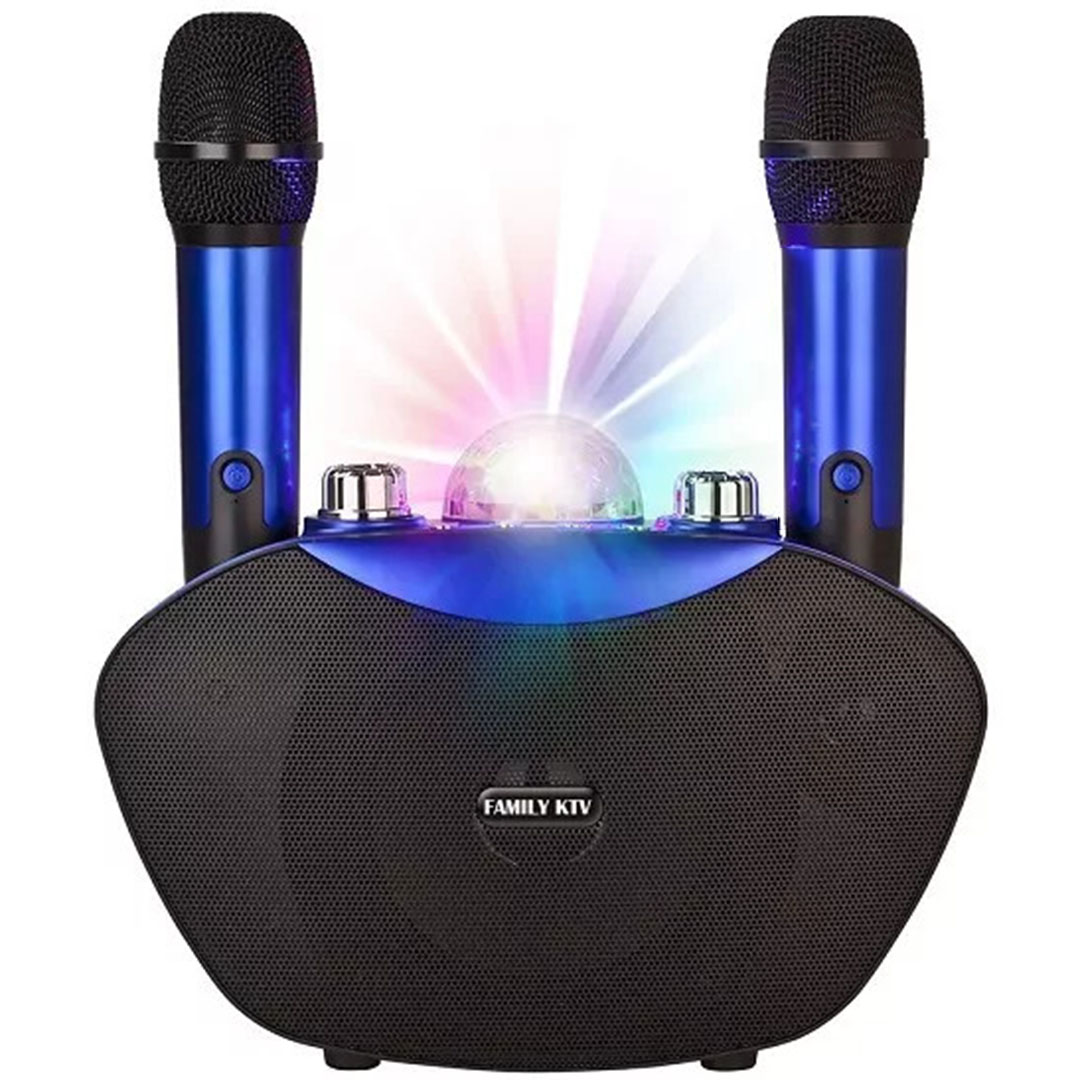 Ηχείο με λειτουργία karaoke Usb/Bluetooth KTV Y-8 μπλε