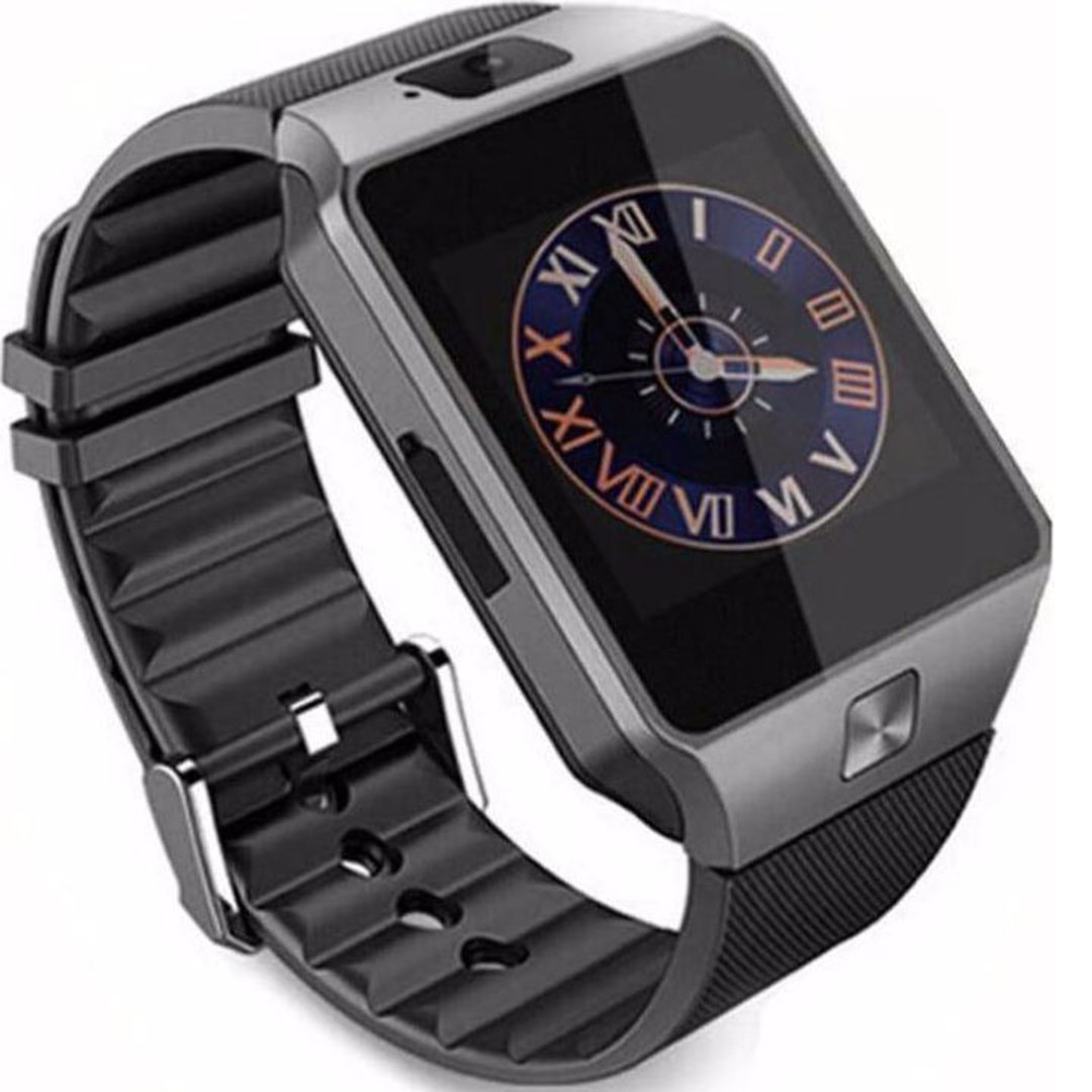 Smartwatch με SIM Andowl A5 μαύρο ασημί