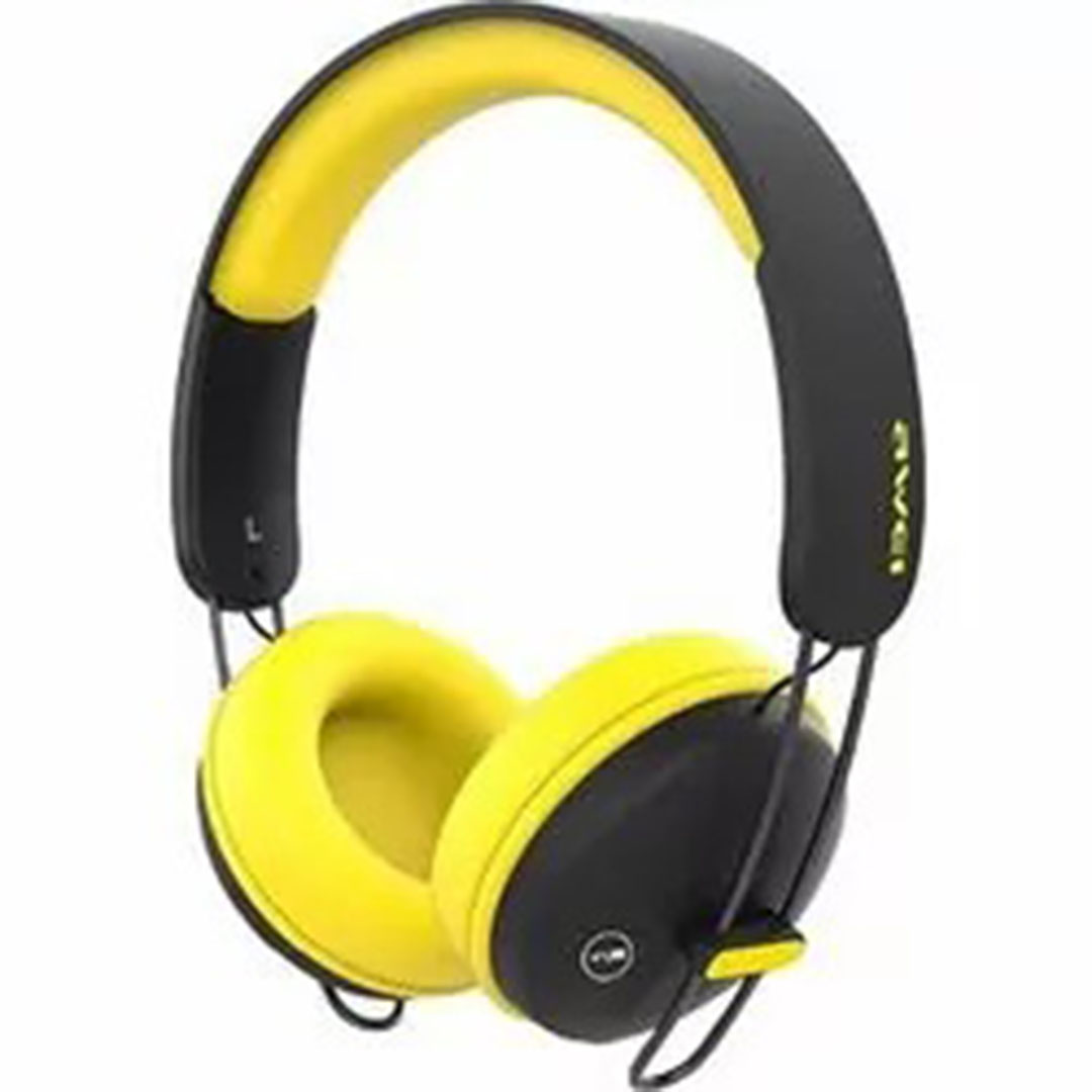 Ασύρματα, ενσύρματα over ear stereo ακουστικά Awei A800BL σε κίτρινο χρώμα