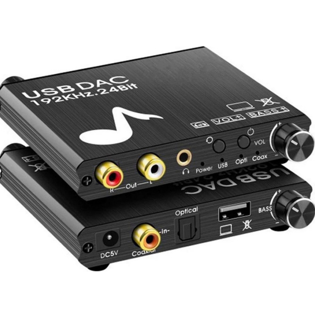 Μετατροπέας ψηφιακού ήχου Coaxial/Toslink/USB-A female σε RCA female Andowl Q-DA5