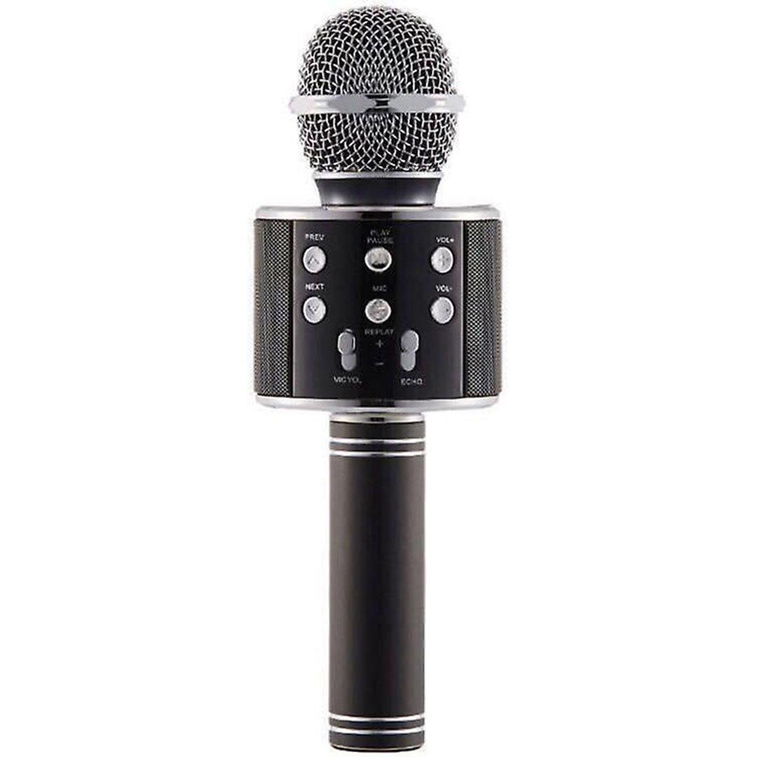 Ασύρματο μικρόφωνο karaoke bluetooth με ηχείο 5W WSTER WS-858 μαύρο