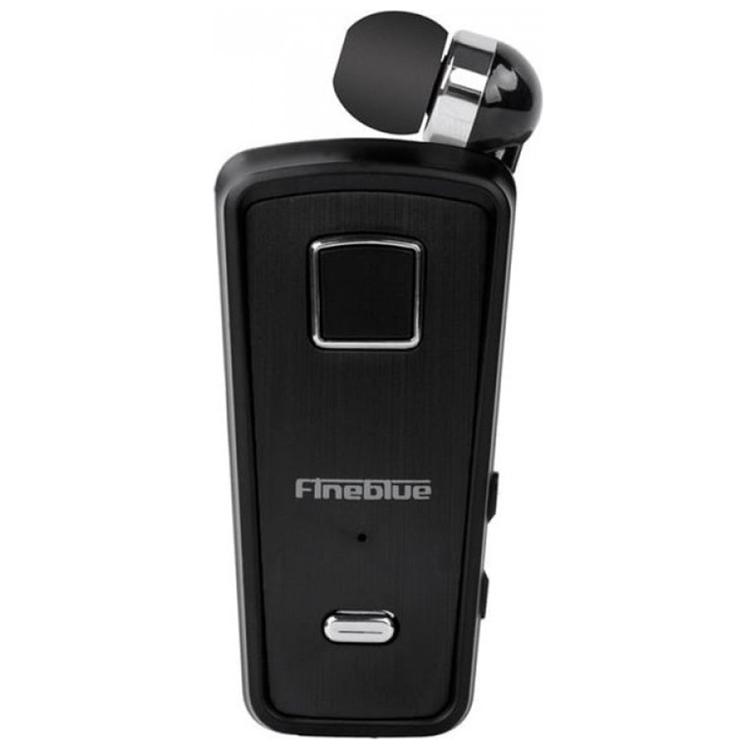 Ακουστικό bluetooth hands free με δόνηση, multipoint Fineblue F980 σε μαύρο χρώμα