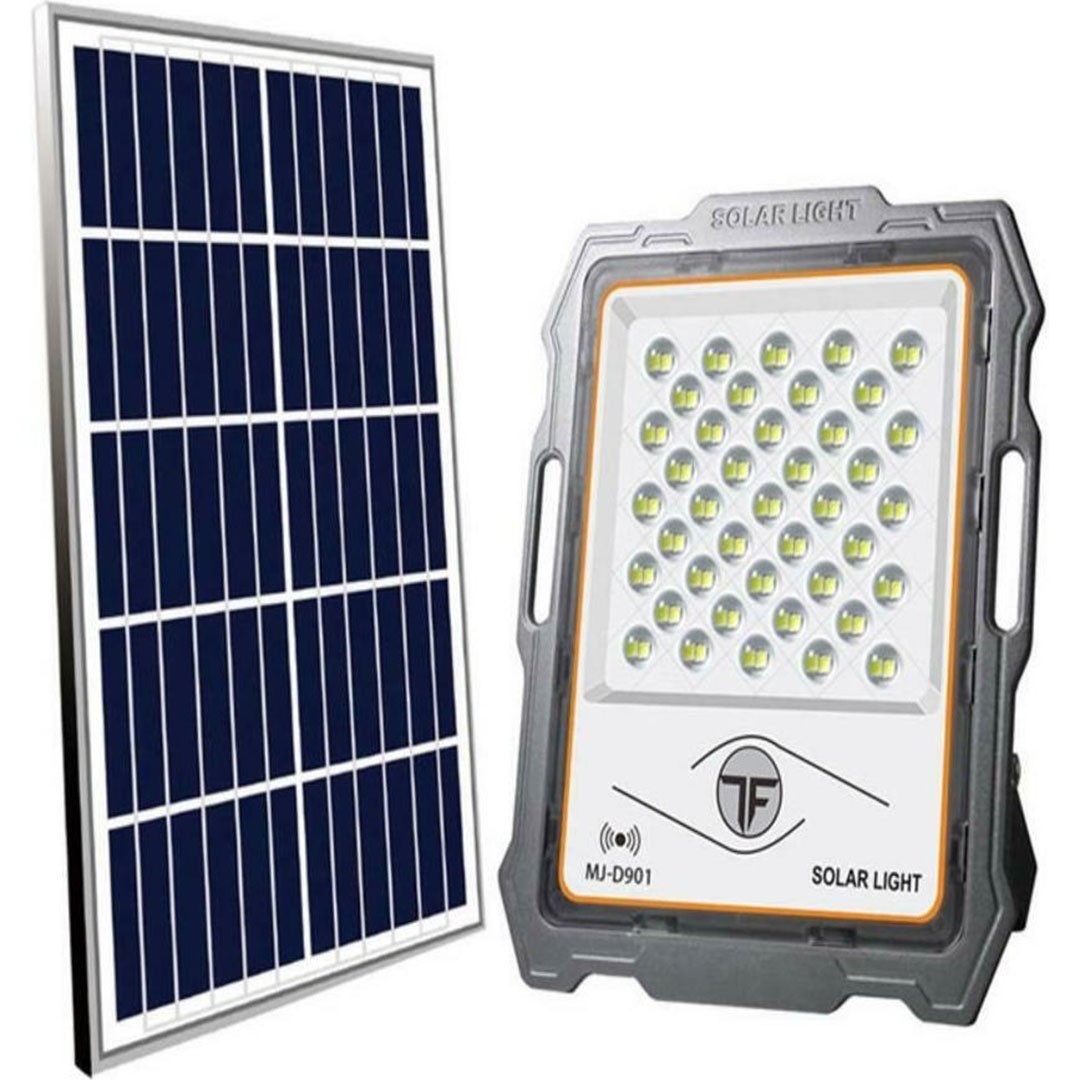 Ηλιακός προβολέας LED 100w IP67 με τηλεχειρισμό και αισθητήρα κίνησης MJ-D902