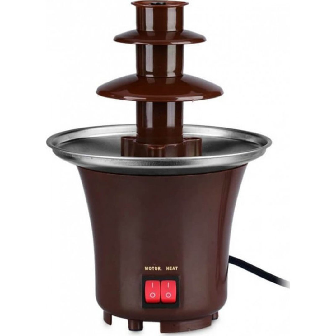 Συντριβάνι σοκολάτας με 3 επίπεδα 500gr mini chocolate fondue fountain καφέ