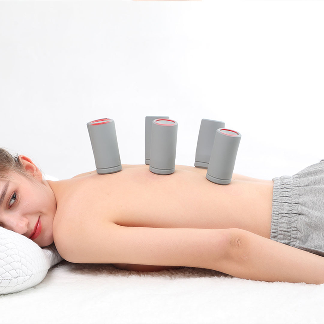 Επαναφορτιζόμενες Ηλεκτρικές Βεντούζες για Μασάζ με Ηλεκτρομαγνητικούς Παλμούς Magic Jar Massager