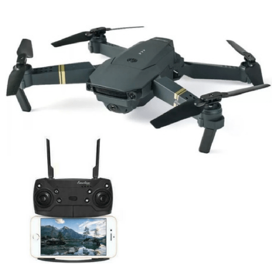 Μικρό αναδιπλούμενο και Επαναφορτιζόμενο Drone με Τηλεχειριστήριο 998 PRO
