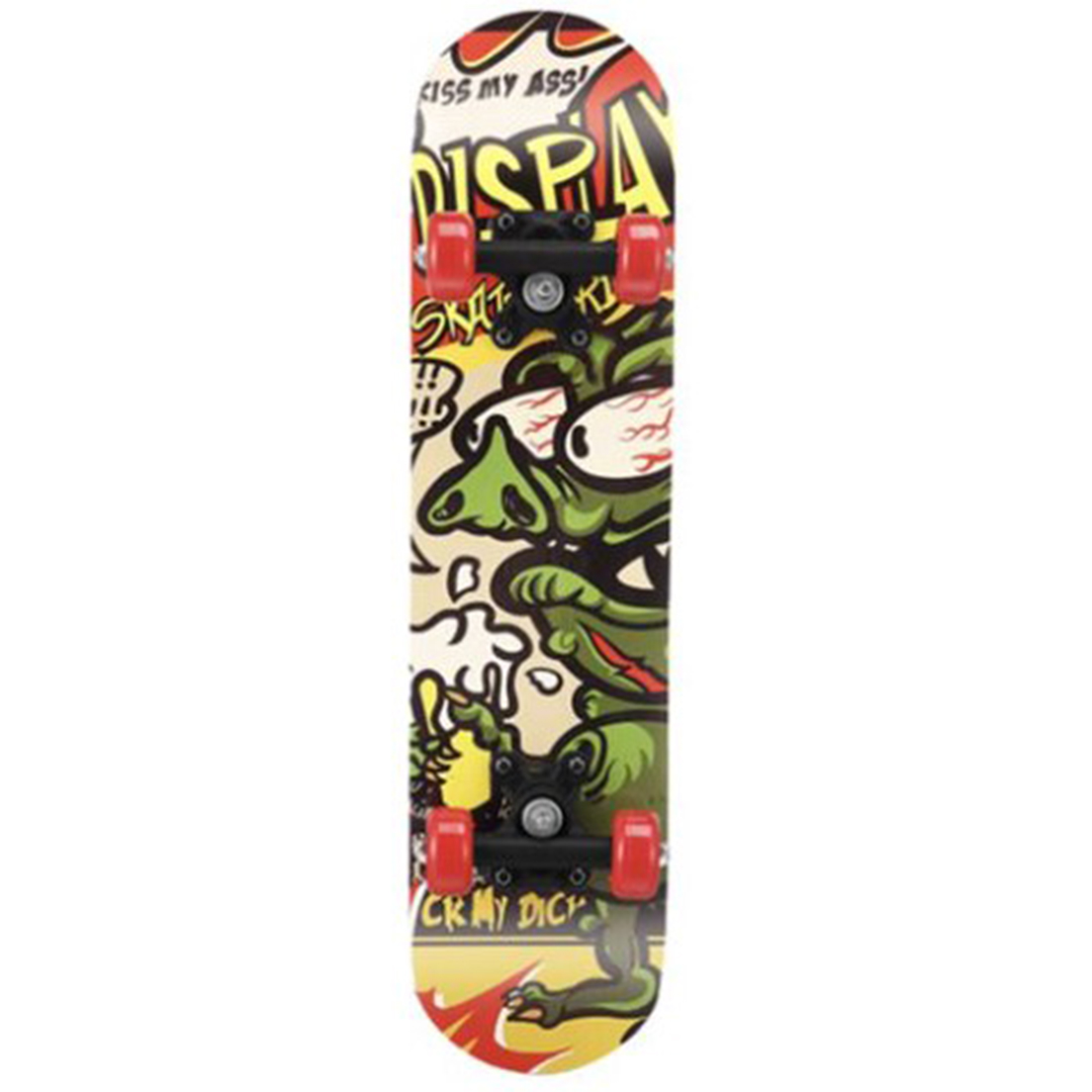 Skateboard 2406 60x15cm Πολύχρωμο Monster