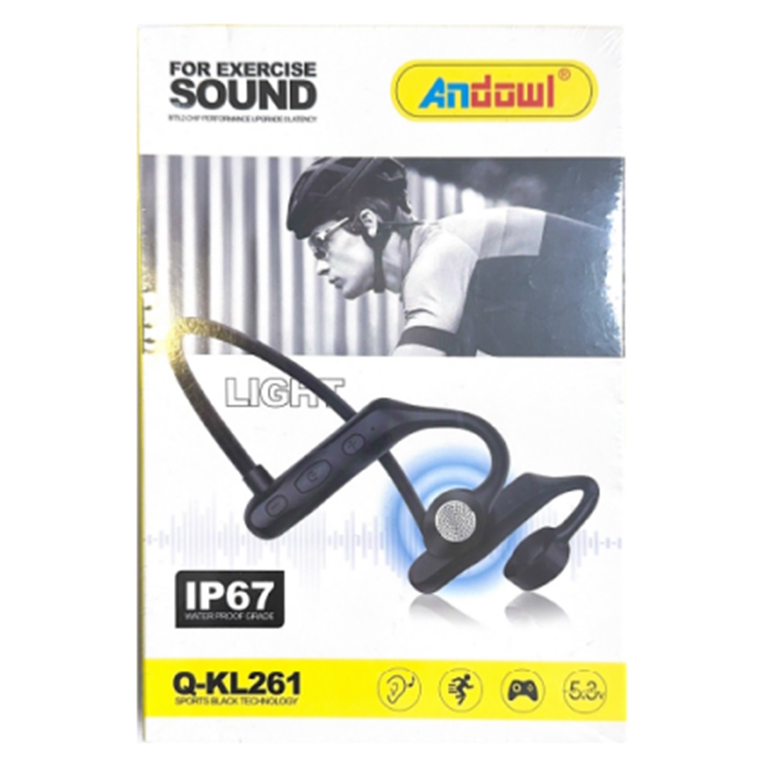 Andowl Q-KL261 Ακουστικά Αδιάβροχα IP67 Bluethooth Μαύρα