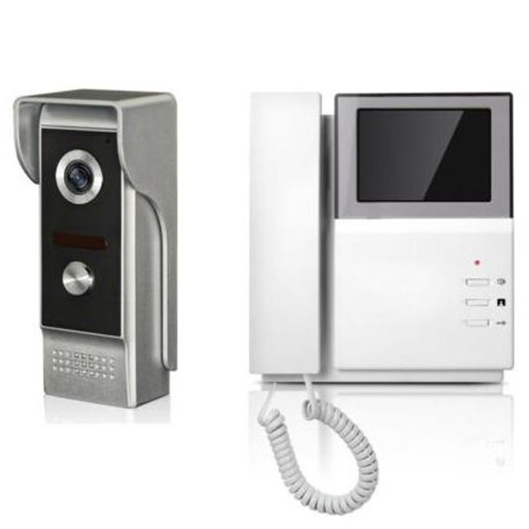 Waterproof wired video door phone audio visual intercom entry system villa house