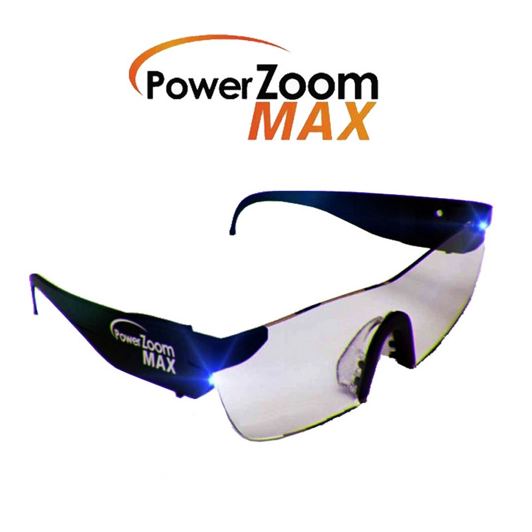 Power Zoom Max Μεγεθυντικά γυαλιά με ενσωματωμένα φώτα LED