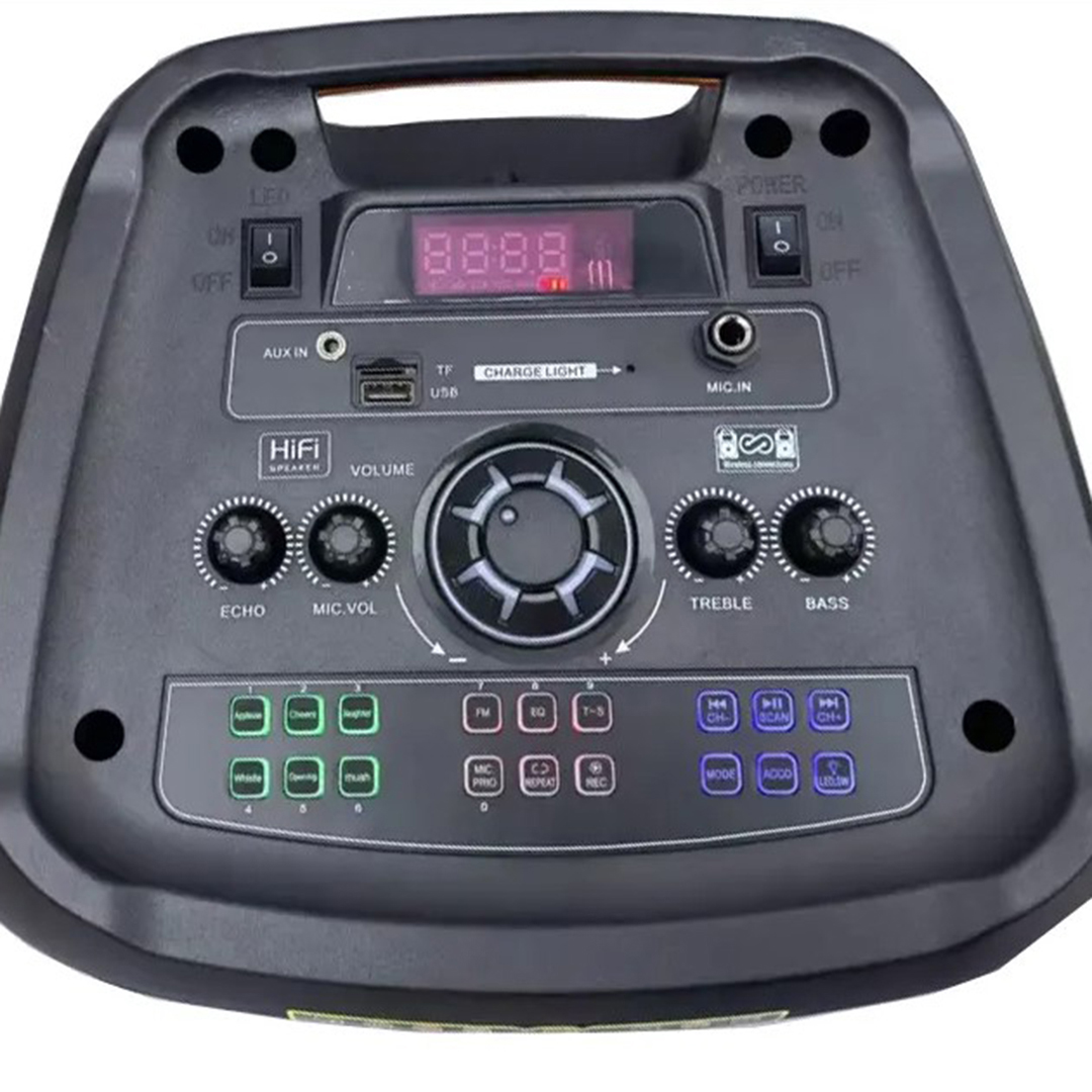 Ηχείο με λειτουργία Karaoke CH-1028 σε Μαύρο Χρώμα