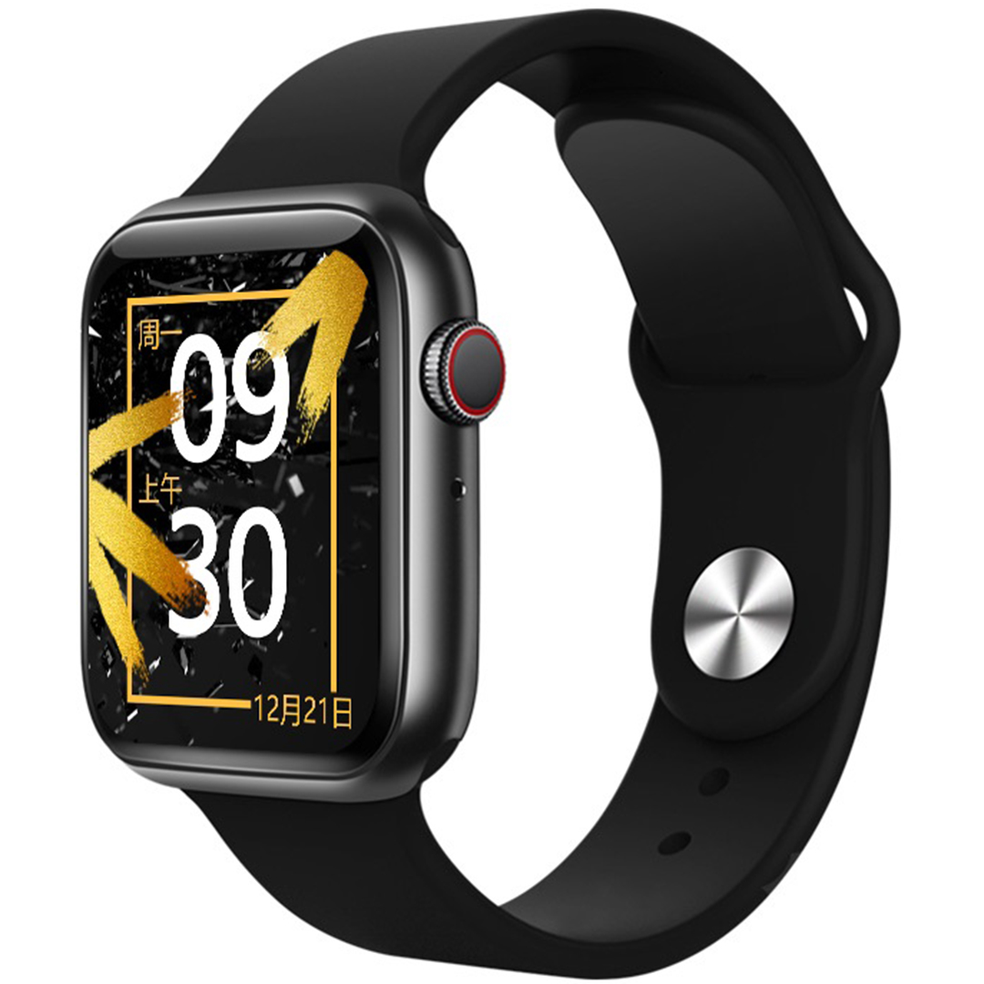 Smartwatch με παλμογράφο T55+ σε μαύρο χρώμα