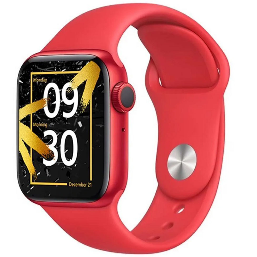 Smartwatch με παλμογράφο T55+ σε κόκκινο χρώμα