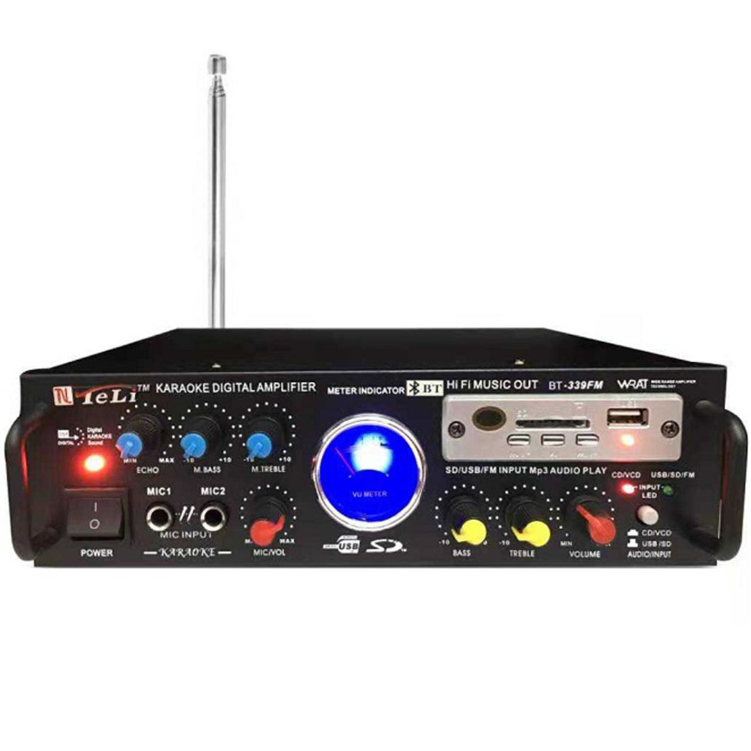 Στερεοφωνικός ραδιοενισχυτής με λειτουργία καραόκε BT339 FM