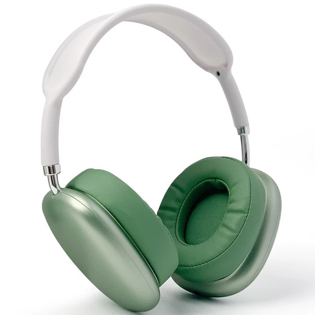 Ασύρματα Bluetooth Over Ear ακουστικά P9 σε πράσινο χρώμα