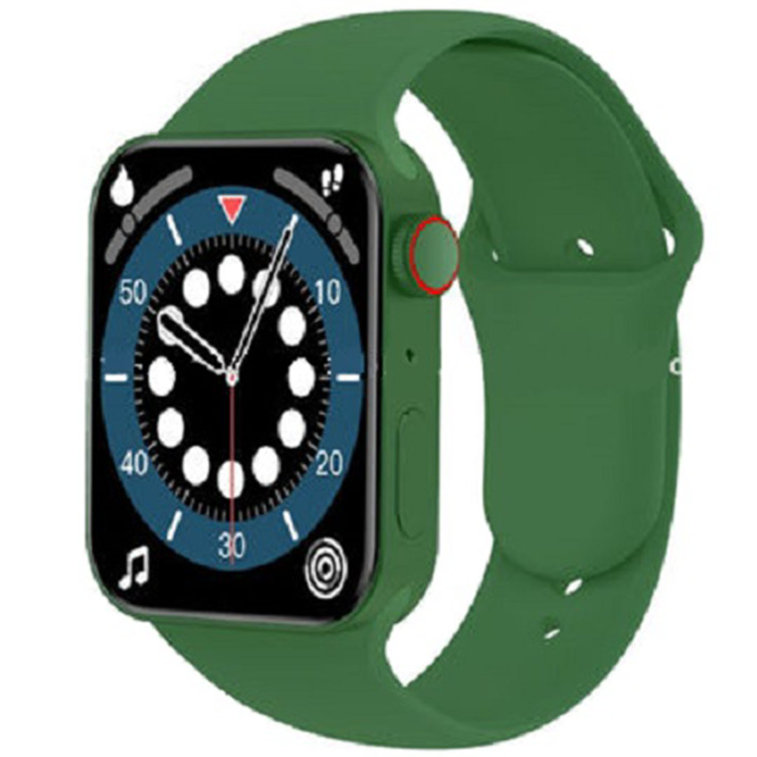 Smartwatch με παλμογράφο T100 plus σε πράσινο χρώμα