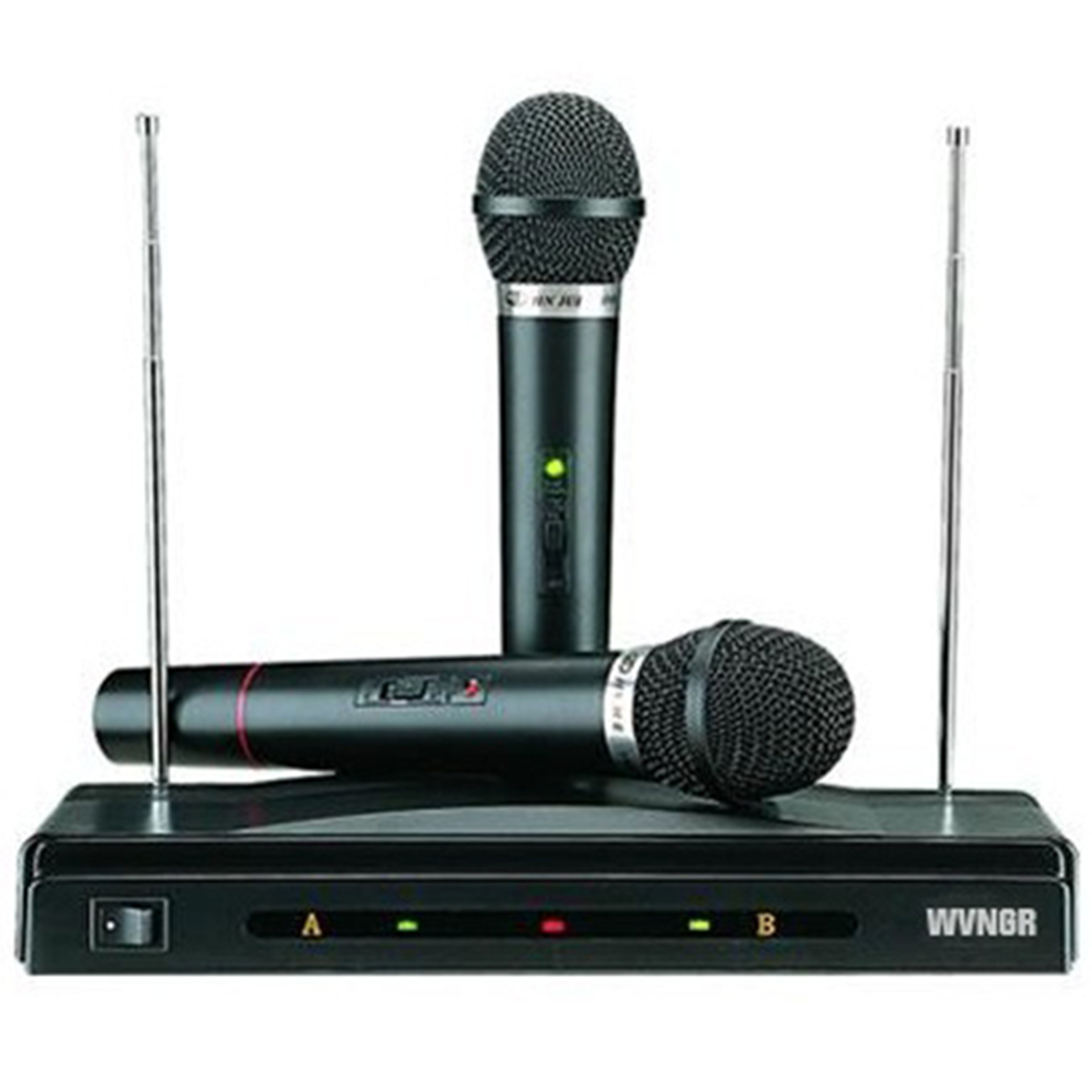 Συσκευή για karaoke με 2 ασύρματα μικρόφωνα WVNGR C-05