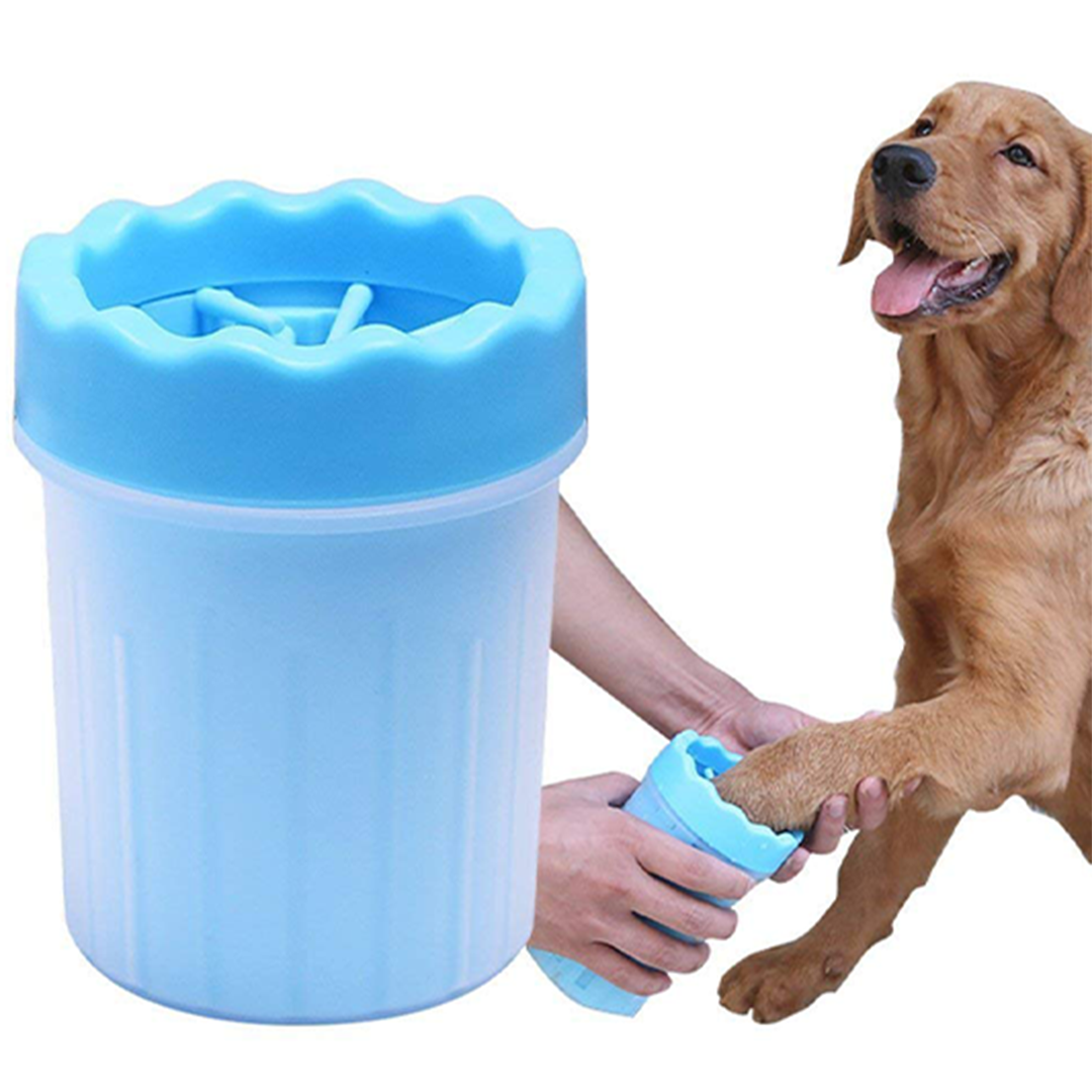 Κύπελλο καθαρισμού ποδιών για κατοικίδια ζώα, pet animal wash foot cup σε μπλε χρώμα