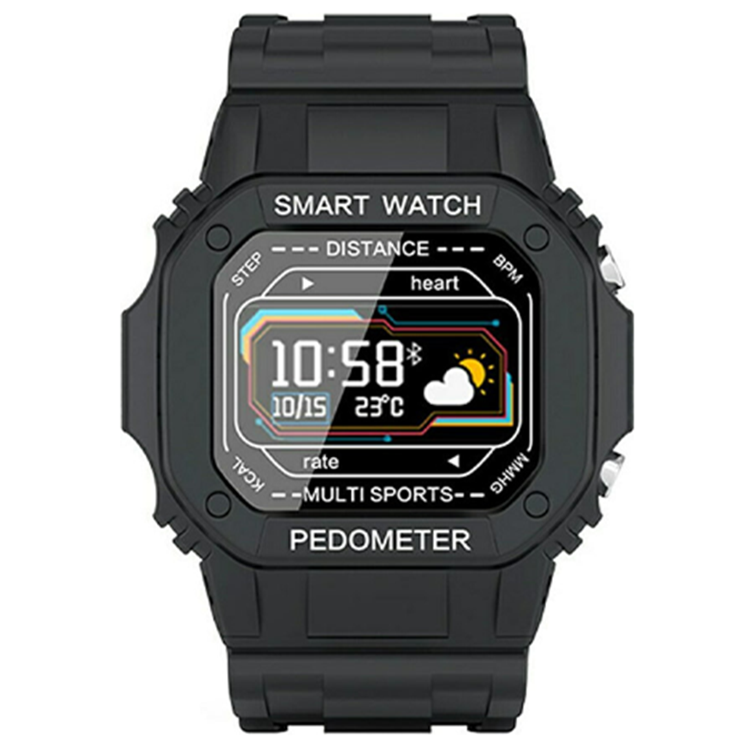 SQR i2 smartwatch IP67 super sport style για iOS  σε μαύρο χρώμα