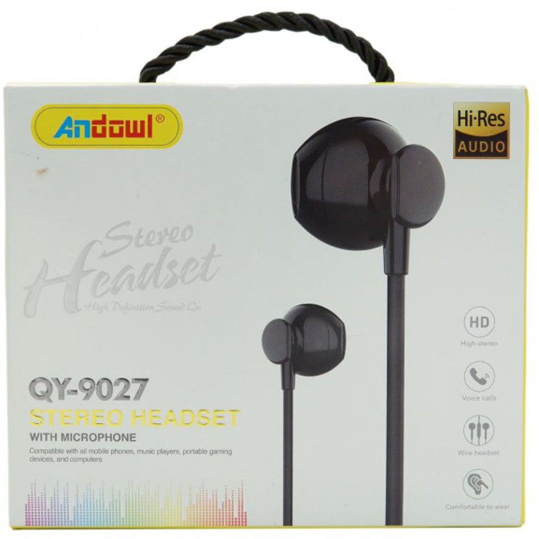 Ενσύρματα ακουστικά ψείρες με μικρόφωνο stereo Andowl QY-9027