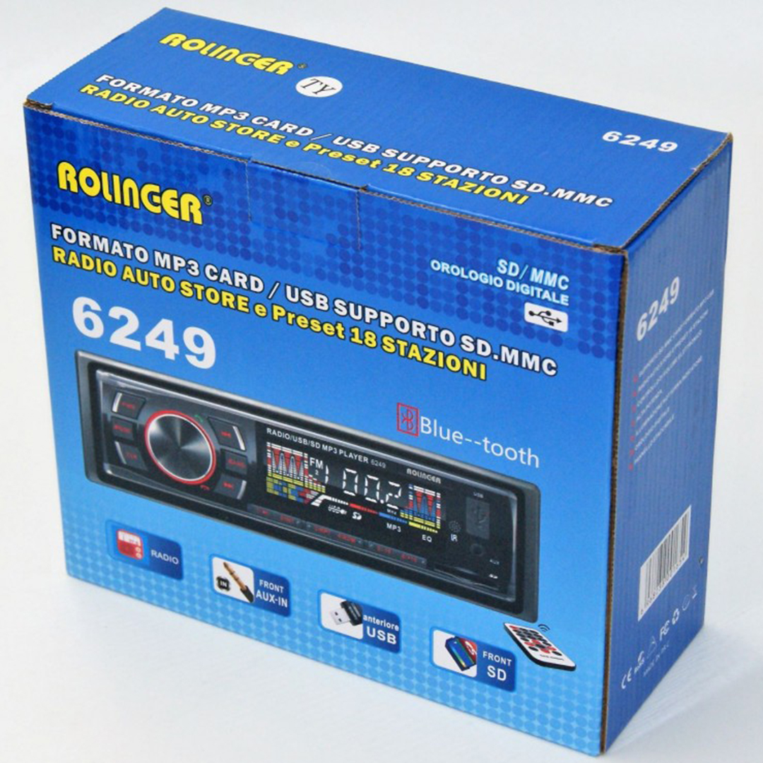 Ηχοσύστημα αυτοκινήτου Bluetooth ROLINGER 6249