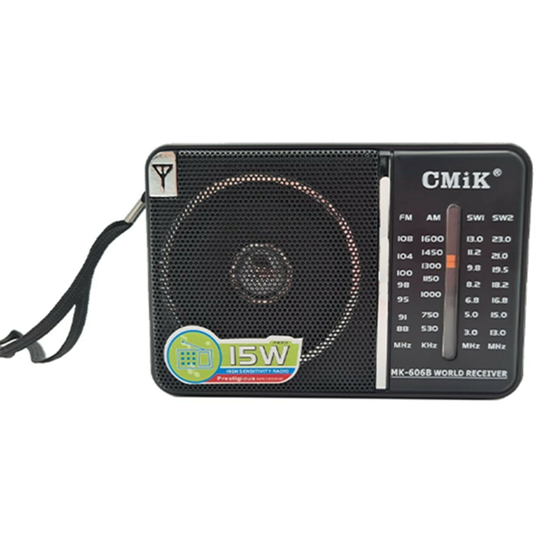 Φορητό ραδιόφωνο ρεύματος/μπαταρίας CMiK MK-606B μαύρο
