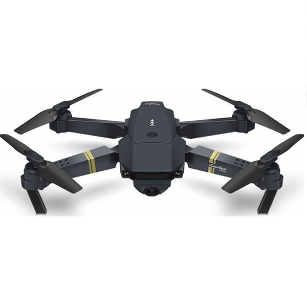 Wifi FPV αναδιπλούμενο RC drone quadcopter RTF με 2MP ευρυγώνια κάμερα και Hover Mode Eachine E58 σε μαύρο χρώμα