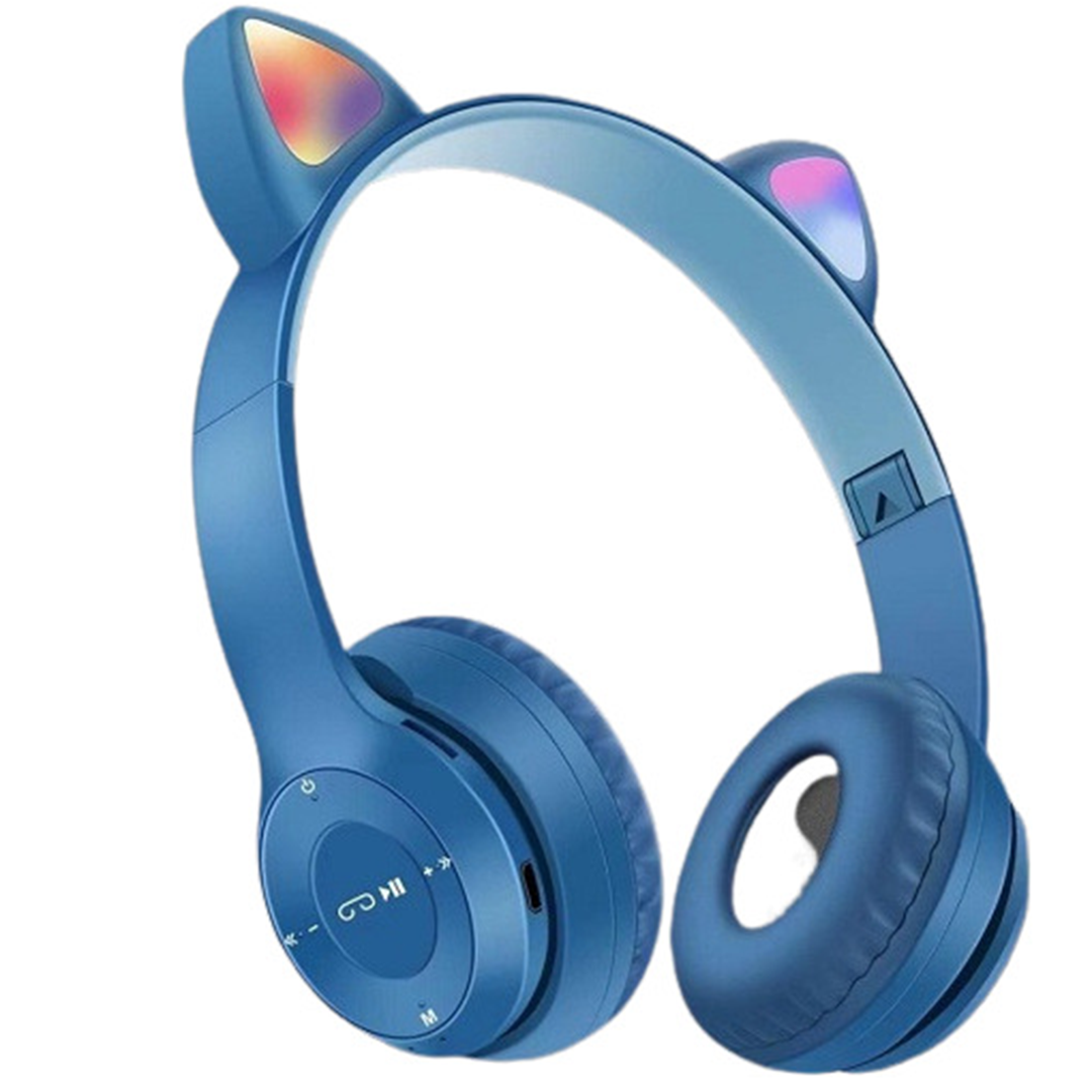 Ασύρματα bluetooth on ear ακουστικά CAT EAR Y47 μπλε