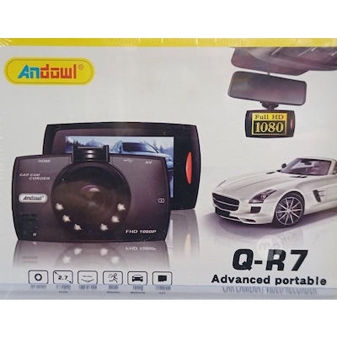 Κάμερα DVR αυτοκινήτου με οθόνη 2.7 ίντσες για παρμπρίζ Andowl Q-R7