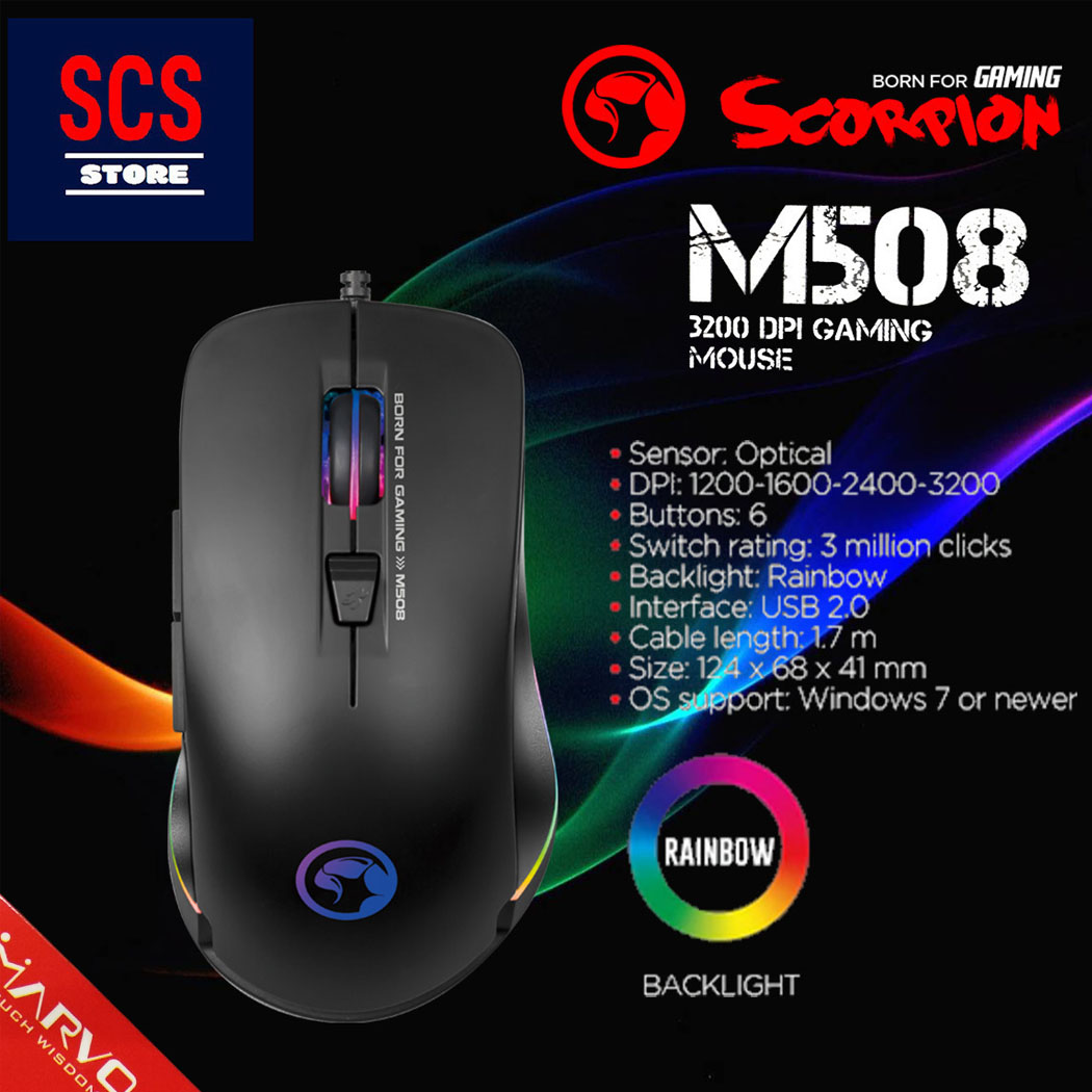 Gaming Ποντίκι Marvo M508 RGB
