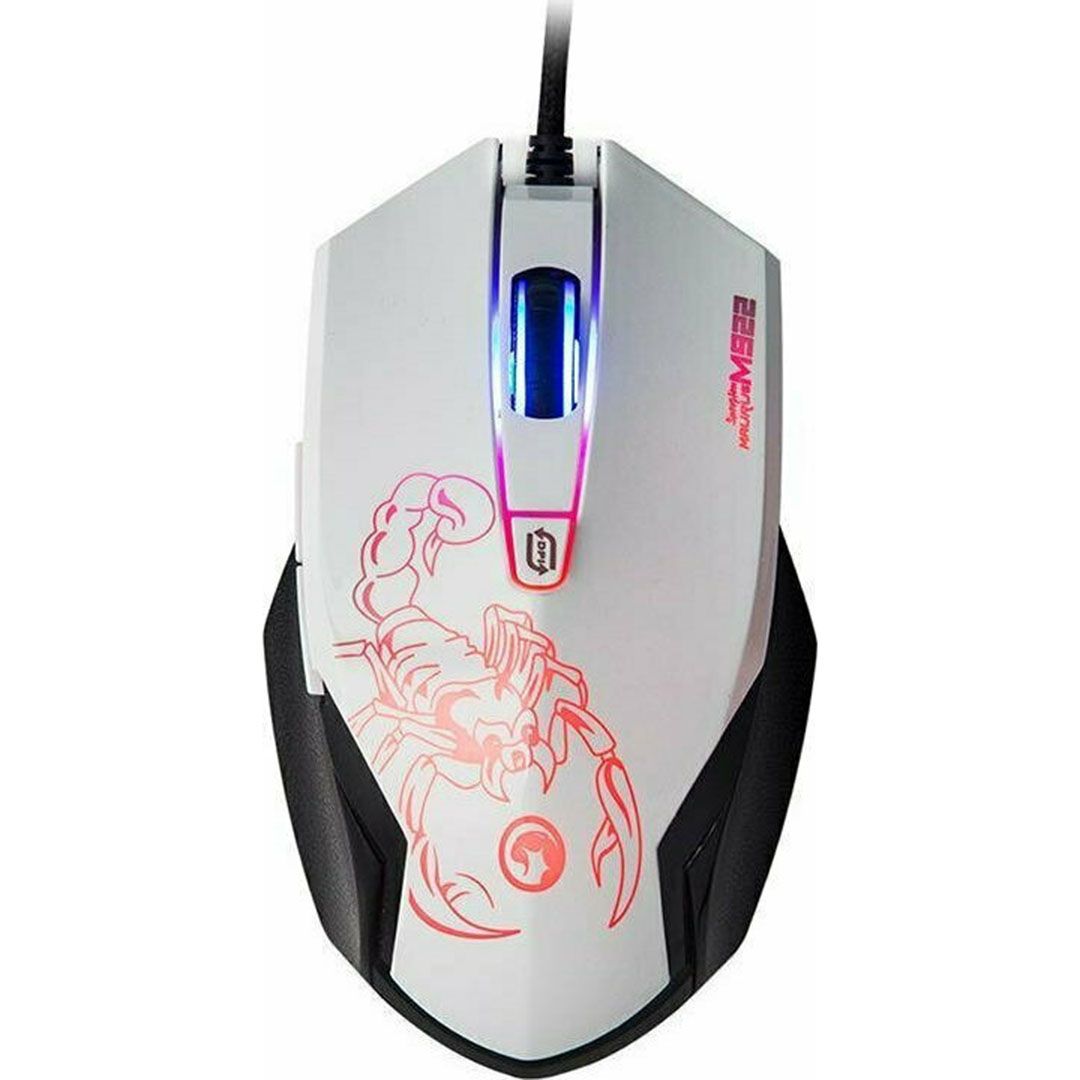 Gaming ποντίκι λευκό Marvo G922