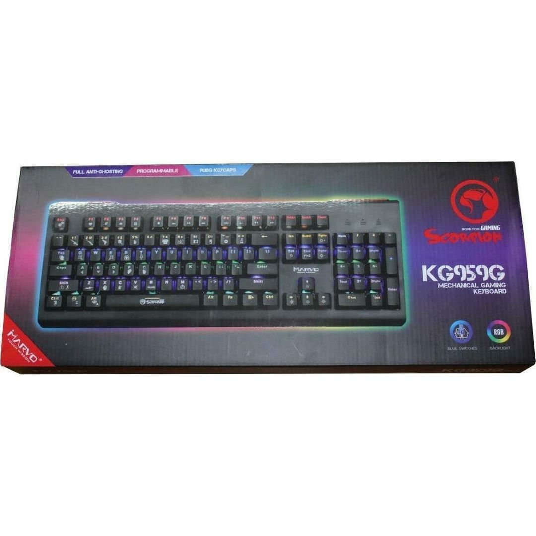 Gaming Μηχανικό Πληκτρολόγιο Marvo KG959G RGB