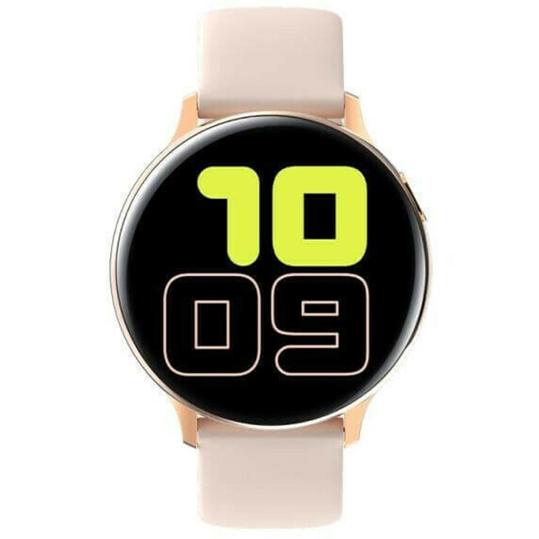Andowl X2 44mm smartwatch με παλμογράφο σε ροζ χρώμα