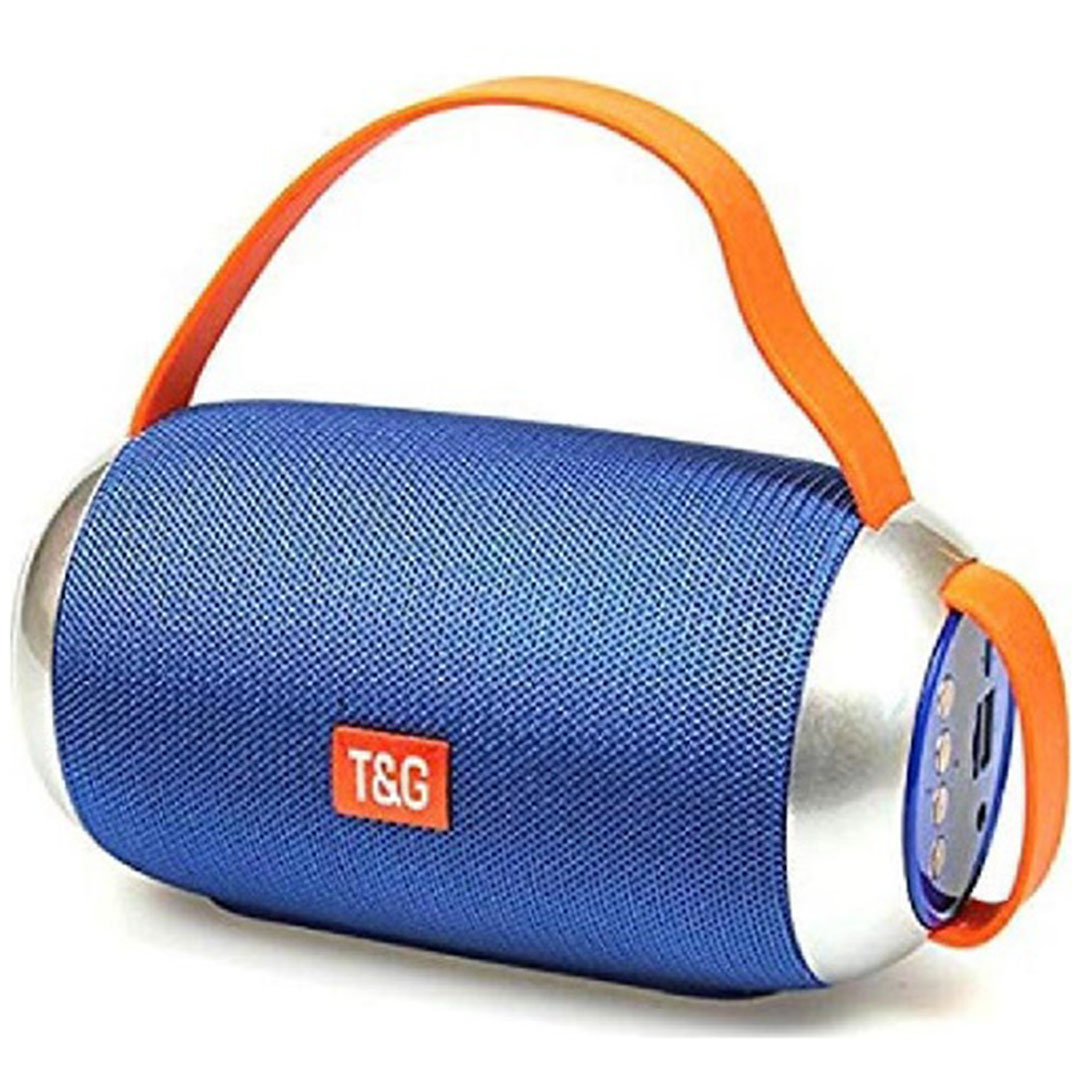 Φορητό ασύρματο ηχείο Bluetooth με ενσωματωμένο μικρόφωνο T&G TG-112 μπλε