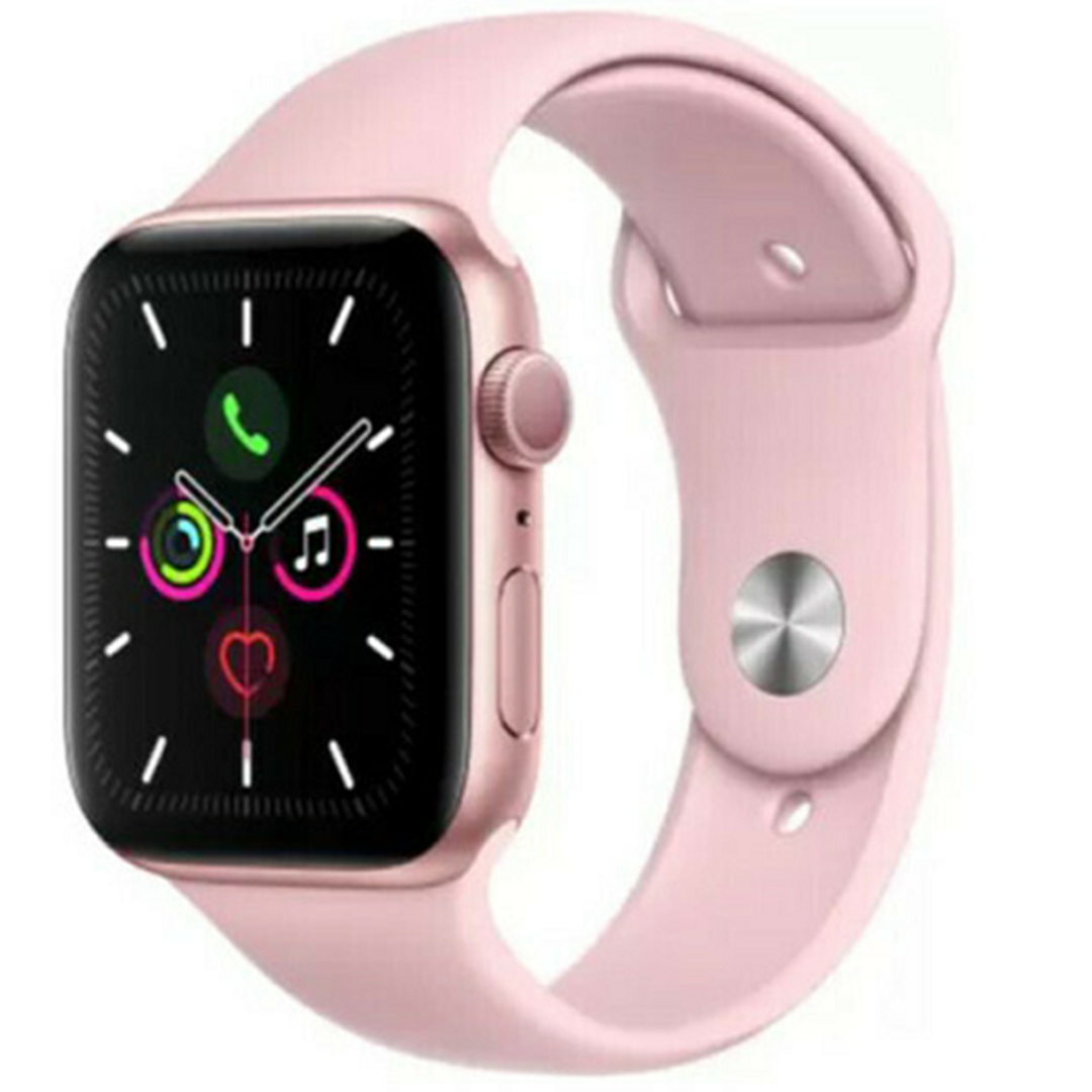 Andowl Q19 smartwatch με παλμογράφο σε ροζ χρώμα