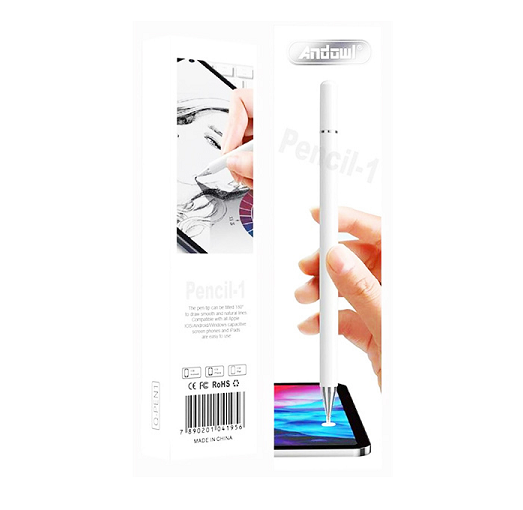 Γραφίδα Αφής για Smartphone/Tablet Andowl Q-PEN1 λευκό