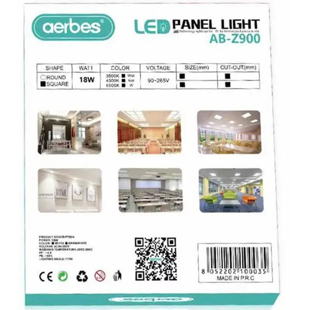 Προβολέας LED panel light κυκλικό σχήμα 25W aerbes AB-Z901